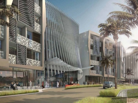 Al Multaqa Avenue exterior view