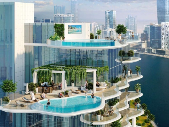 Chic Tower by Damac exterior view