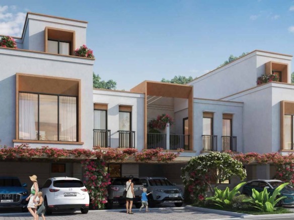 Damac Lagoons Mykonos exterior view