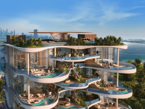 One Crescent Palm exterior view