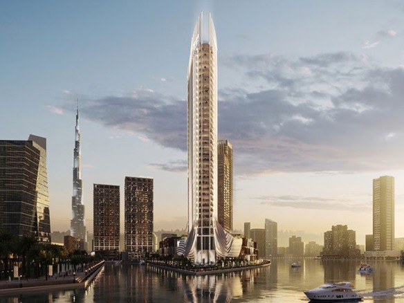 Peninsula Jumeirah living Business Bay exterior view