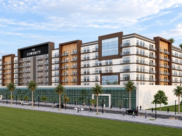 The Community Motor City exterior view