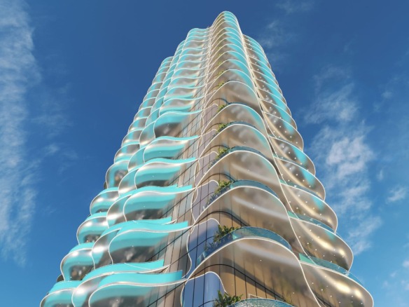 Volga Tower exterior view