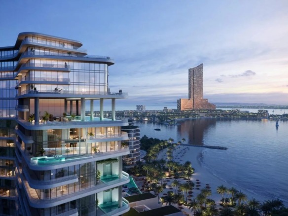 W Hotel & Residences Al Marjan Island exterior view