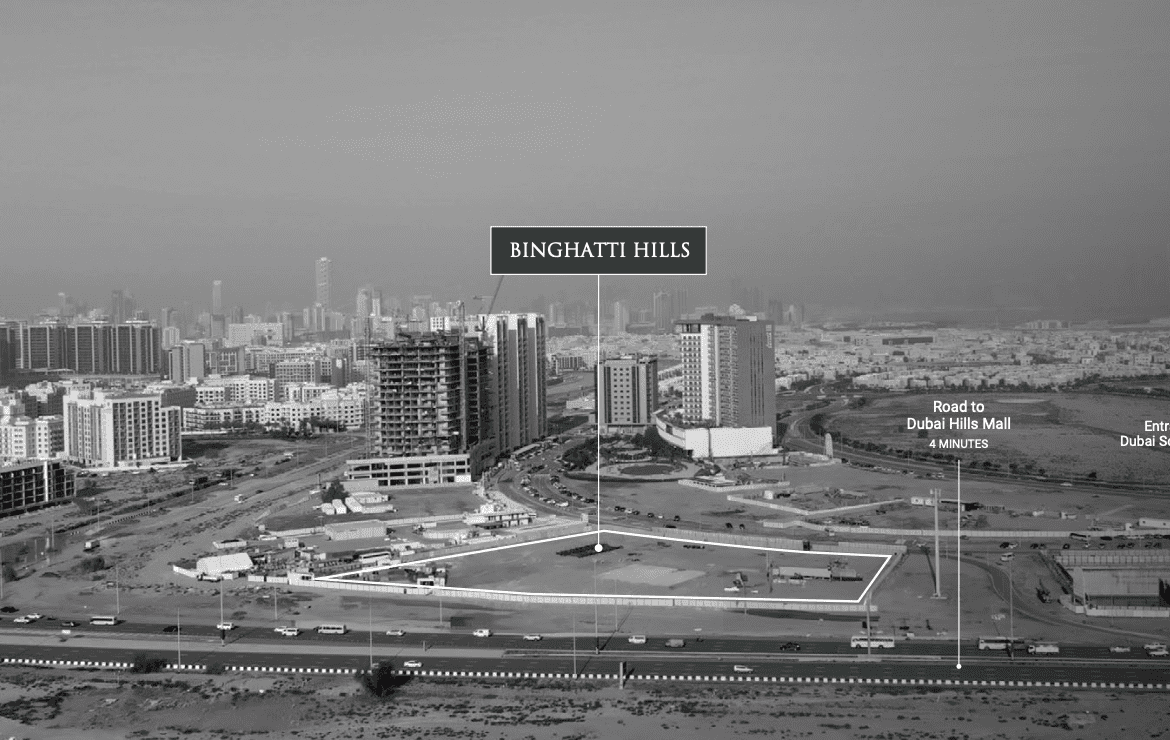 binghatti hills 5 map