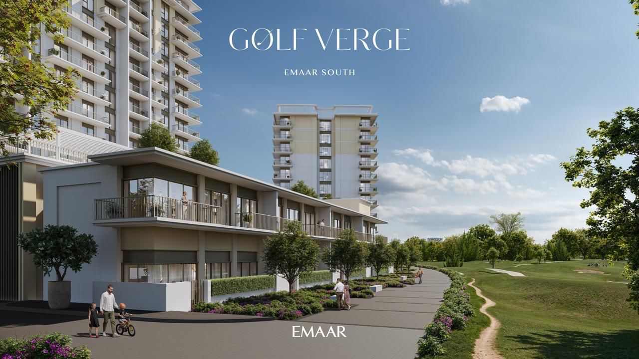 гольф-площадка Golf Verge at Emaar South - роскошные резиденции с видом на поле для гольфа