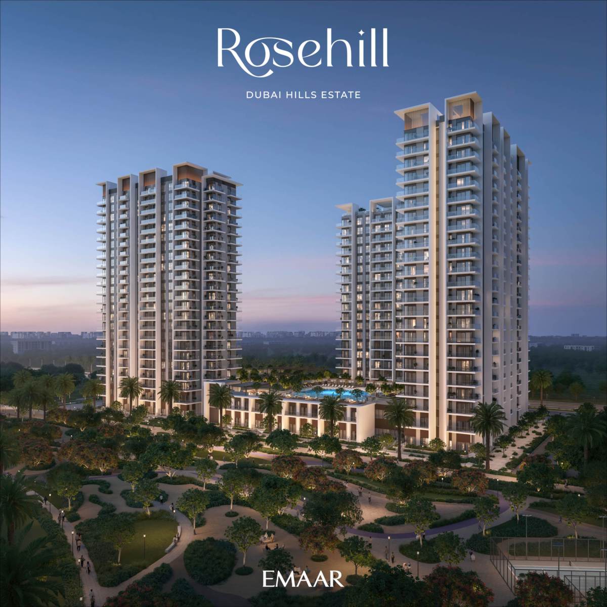 رزهیل، دبی هیلز استیت، طراحی شده توسط EMAAR