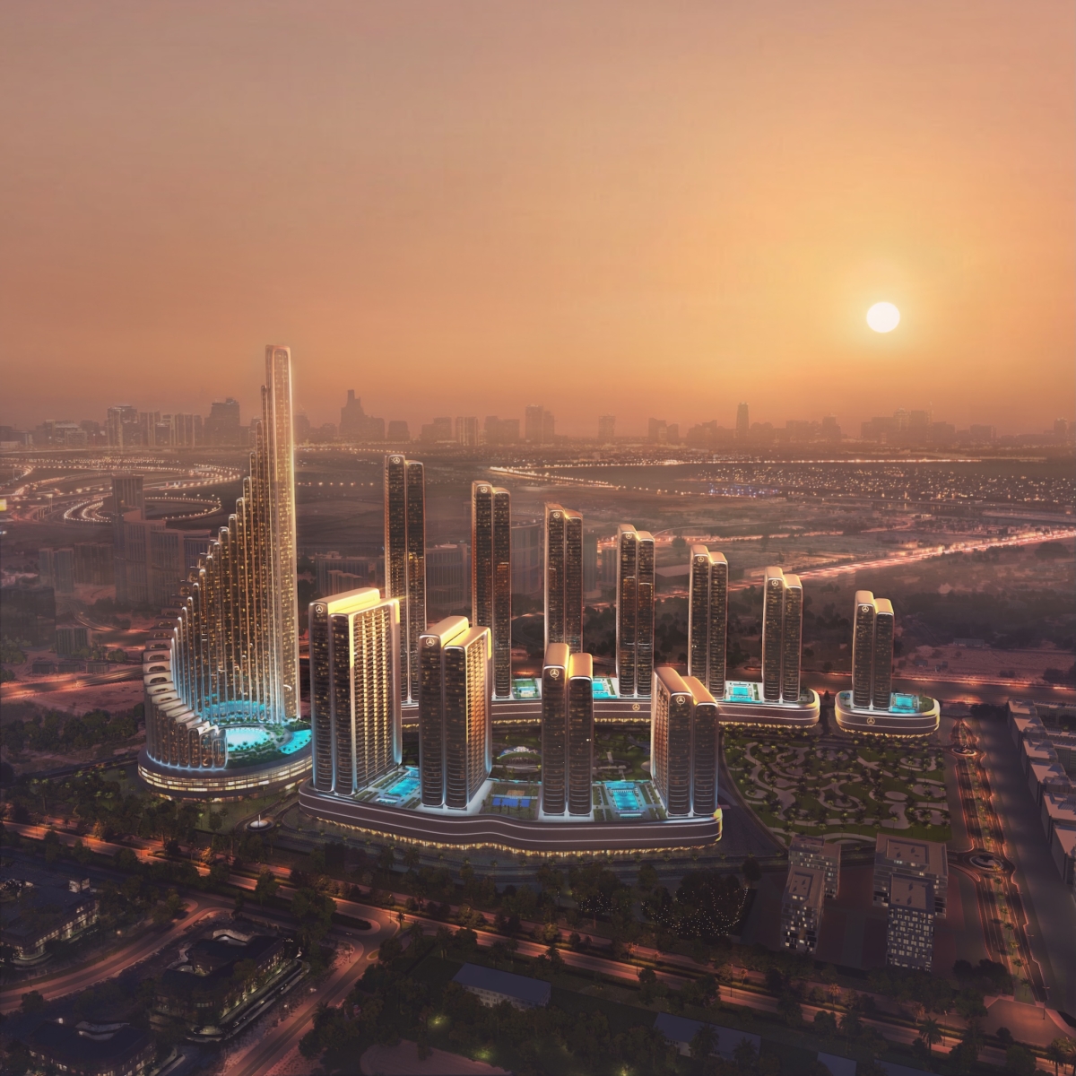 Mercedes-Benz Places – Бингхатти Сити