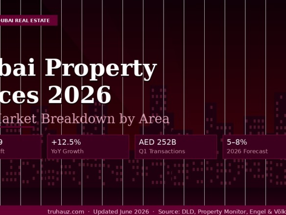 غلاف "أسعار العقارات في دبي 2026"