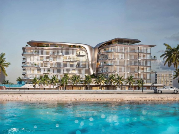 Do Hotels & Residences Dubai Islands beachfront exterior by One Development