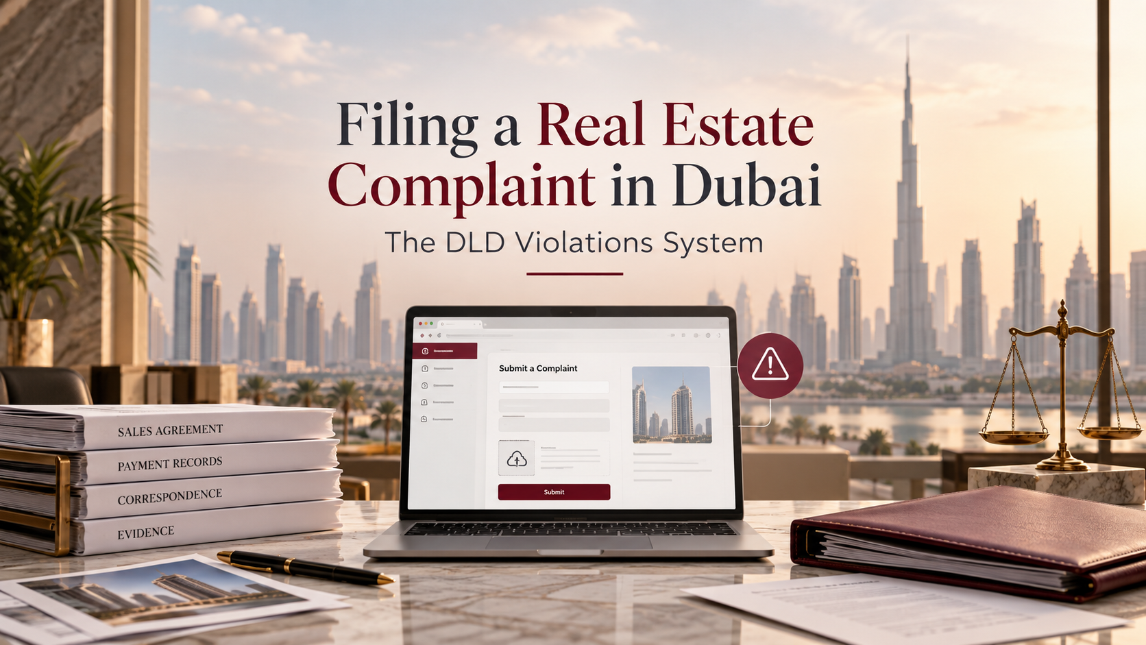 Filing a Real Estate Complaint in Duba The DLD Violations System