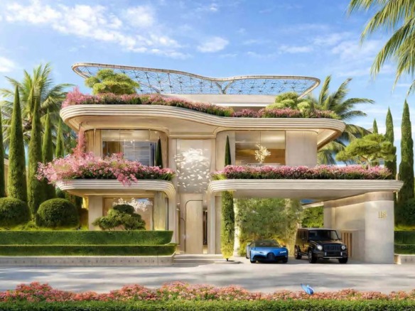 Exterior view of Fleurs de Jardin by Jacob and Co by AMIS Development, Wadi Al Safa 3, Dubai