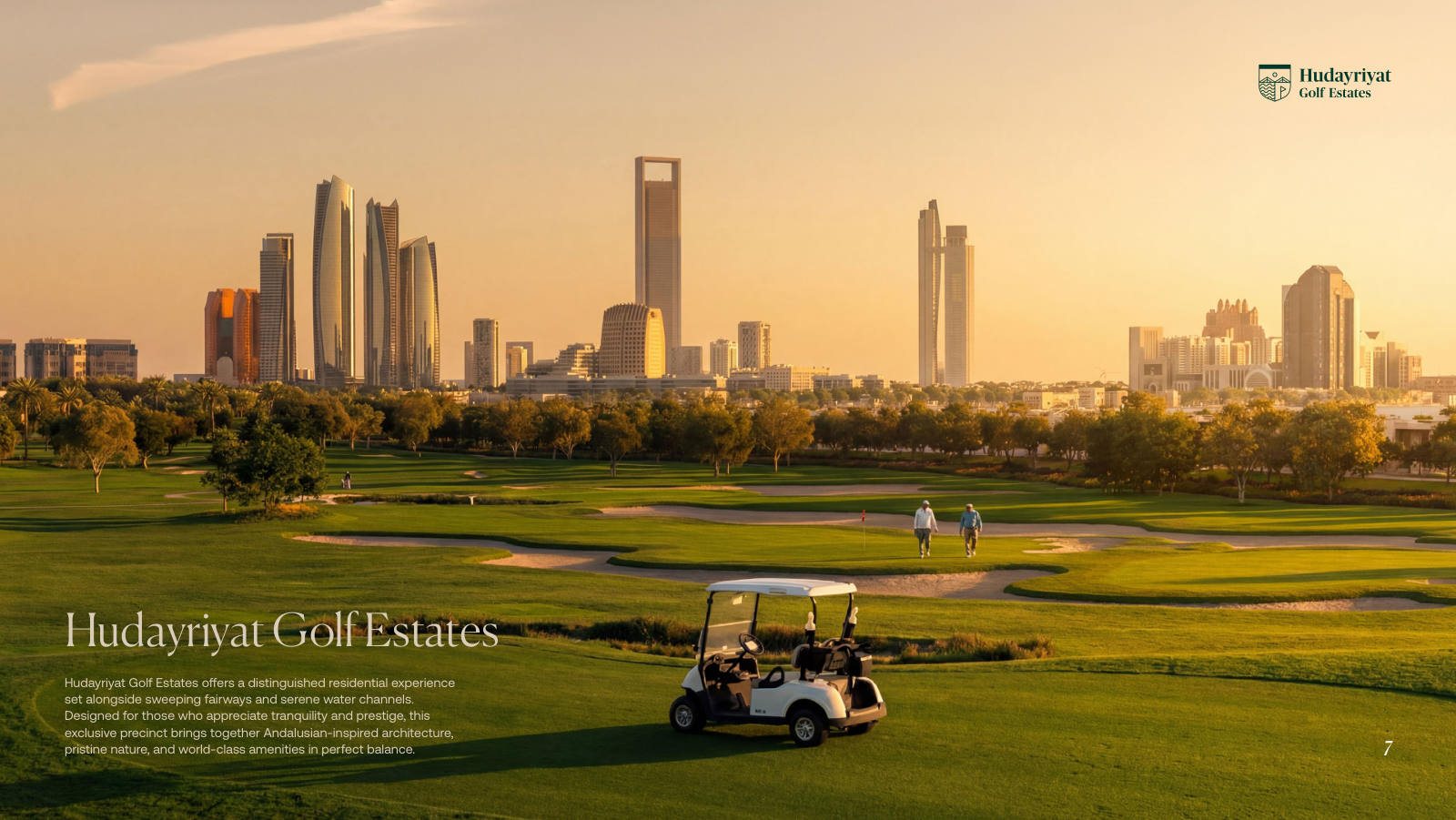 Hudayriyat Golf Estates by Modon Properties