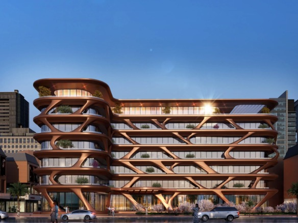 Exterior view of Magnolia at Dubai Internet City by Palladium Prime Real Estate Development, Dubai Internet City, Dubai