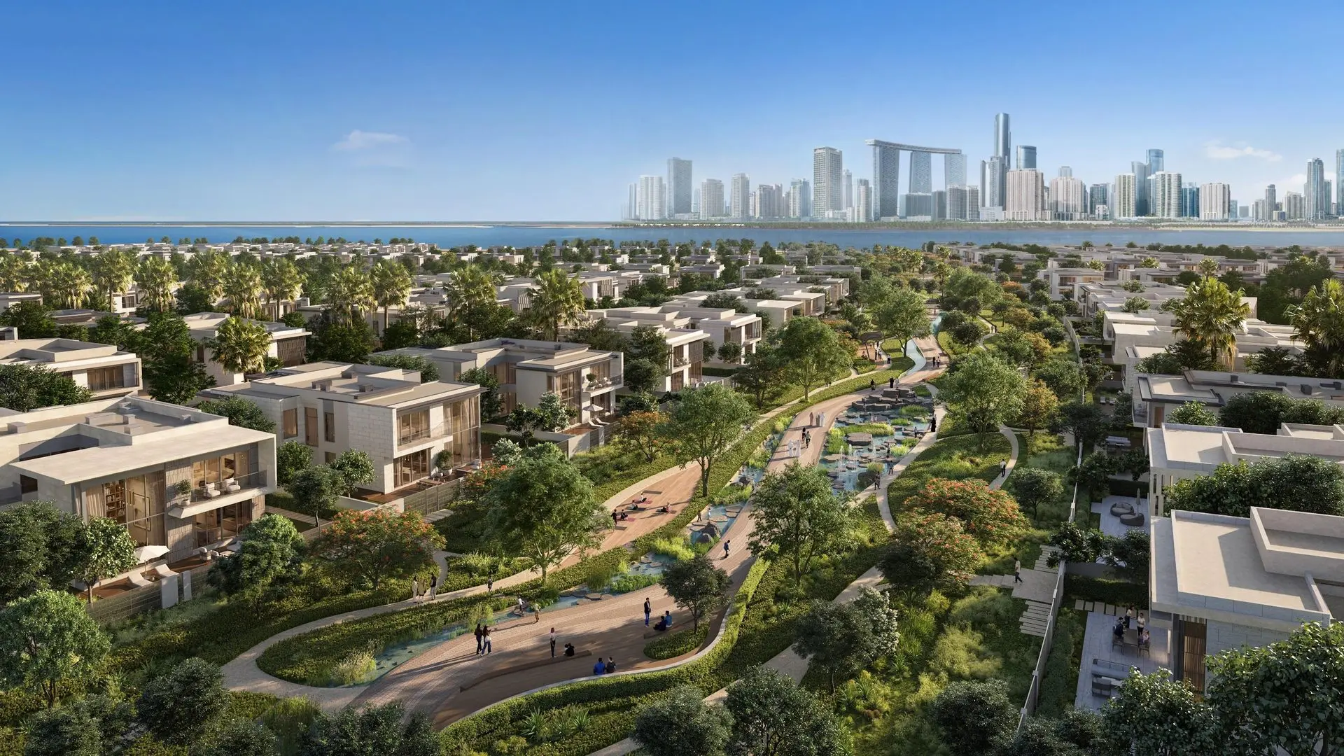 Villa neighbourhoods within the Marsa Al Saadiyat masterplan, Saadiyat Island