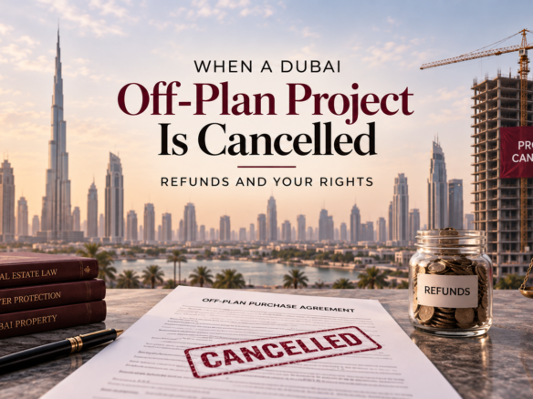 off plan cancel project dubai