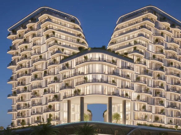 Royal Yacht Club Residence twin towers on Dubai Islands