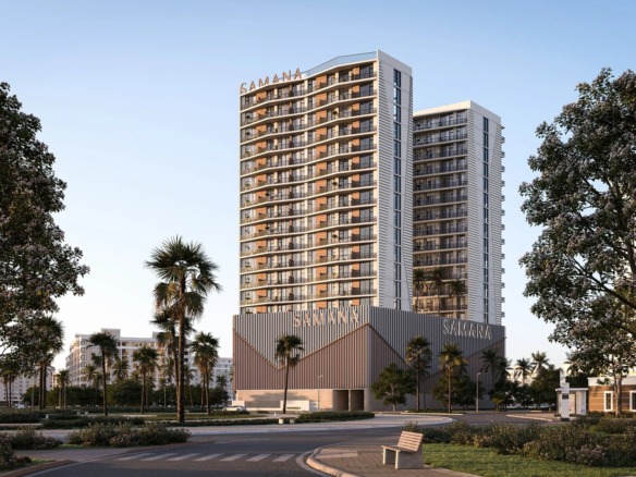 Exterior view of Samana Greenfield 2 at Dubai International City by Samana Developers, Dubai International City, Dubai