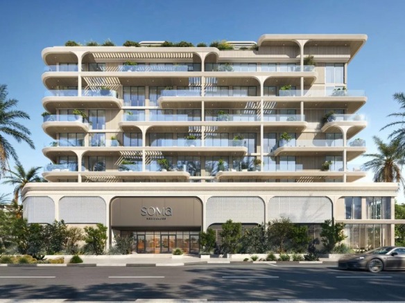 Exterior view of Soma Residences at Dubai Islands by Origami Development, Dubai Islands, Dubai