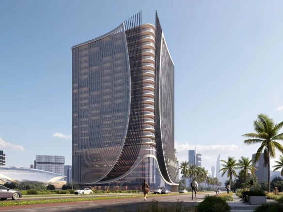 Samana Business Hub, Jebel Ali: office tower on Sheikh Zayed Road